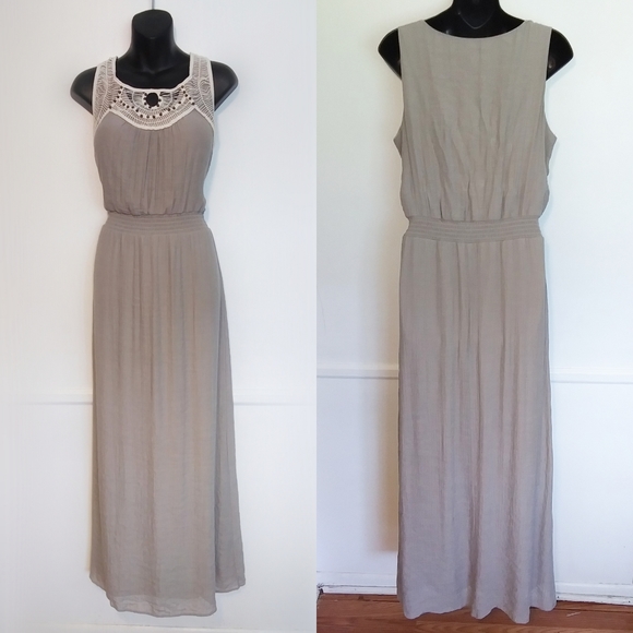Fully Lined Riveted Maxi Dress by AGB - Picture 7 of 9